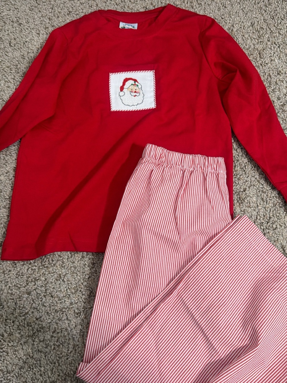Kids Red Santa Set